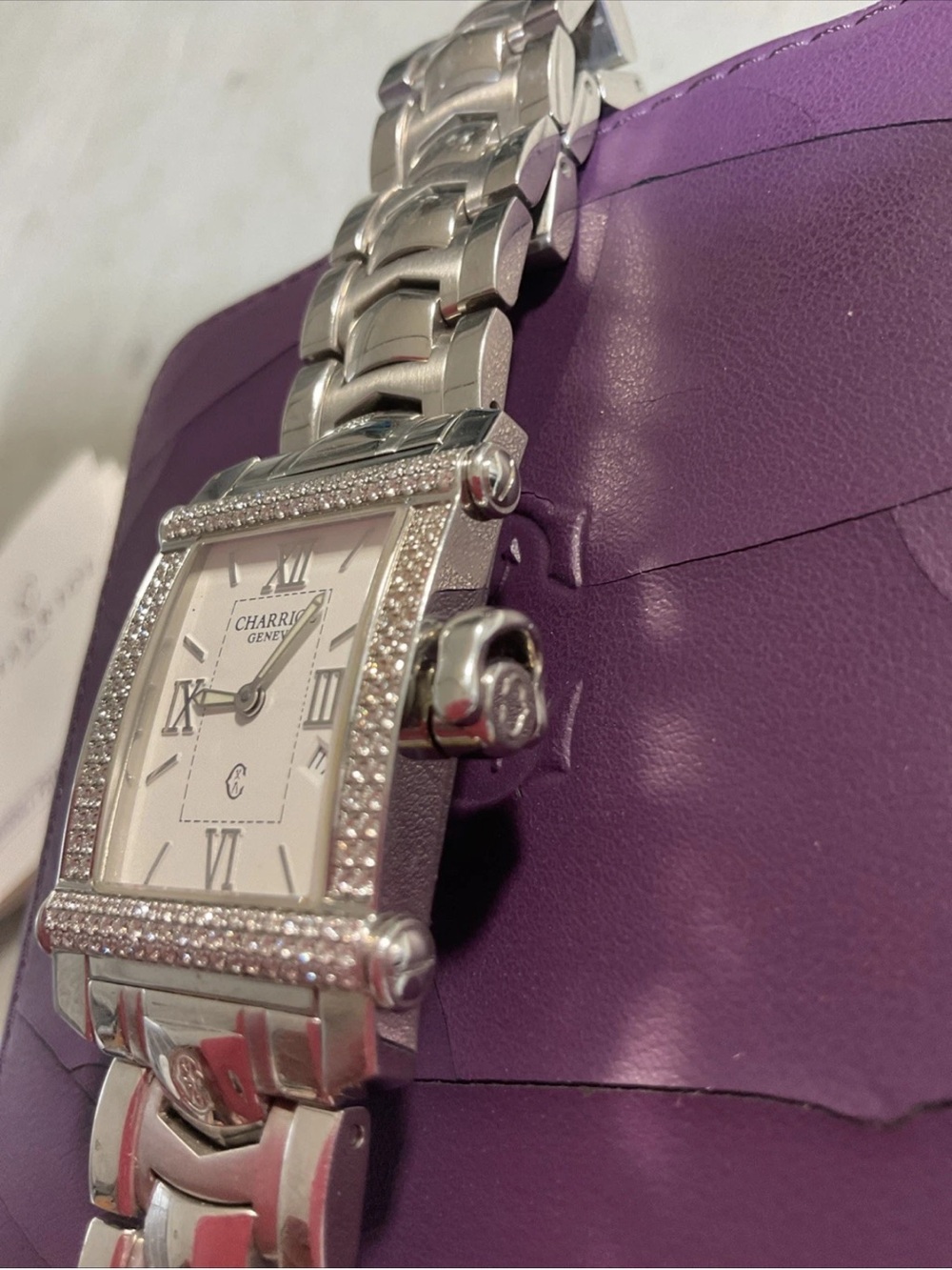 Charriol Columbus CCSTRH  Diamond Bezel Quartz Watch Need BATTERY,SEE DESCRIPTIO - Picture 11 of 11
